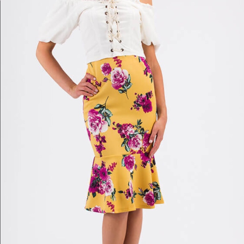 Floral Skirt